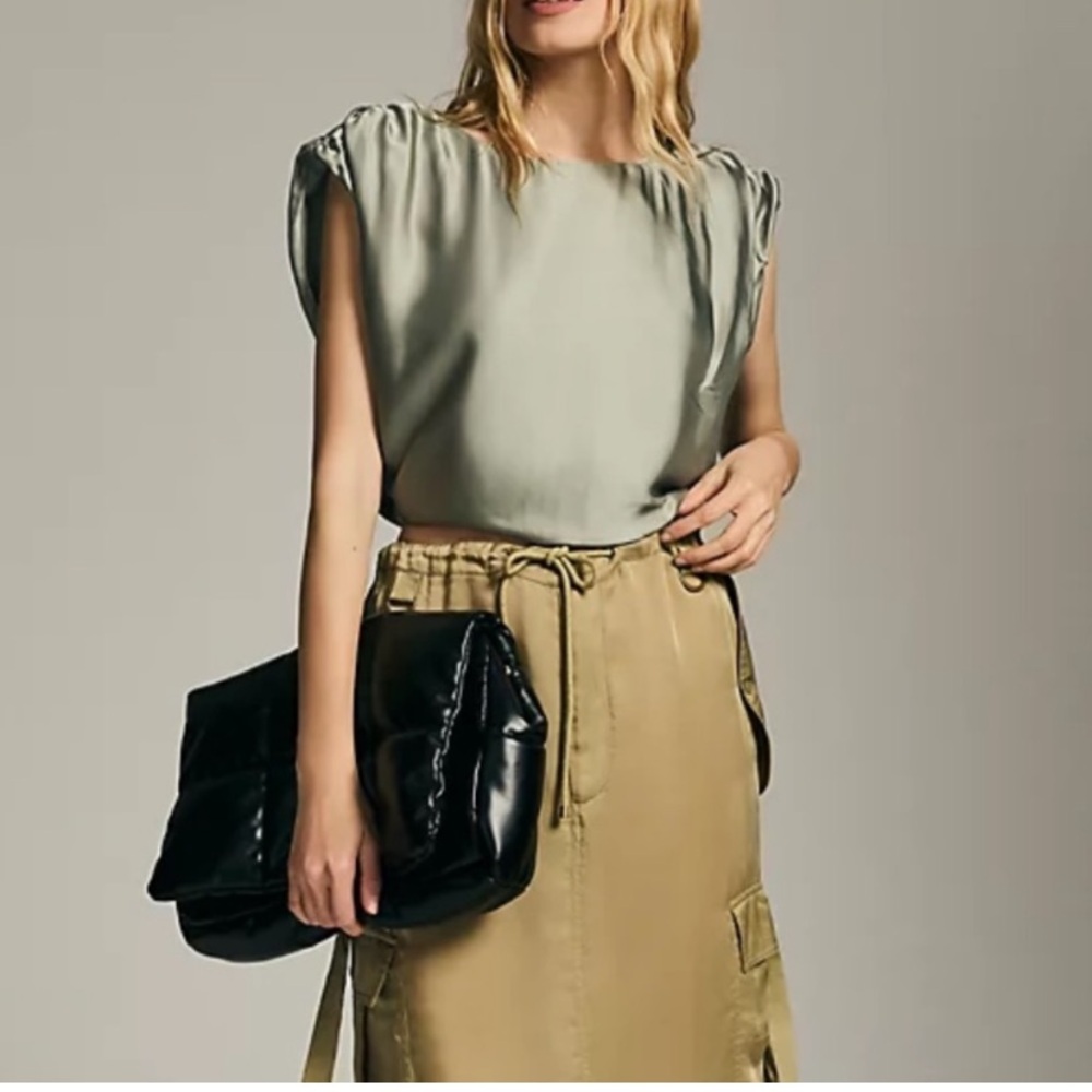 Anthropologie satin top